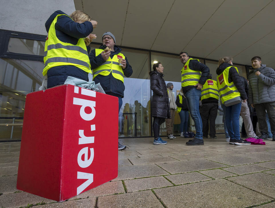 Verdi Streik am Helios Klinikum PF