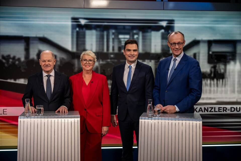 TV-Duell zwischen Scholz und Merz