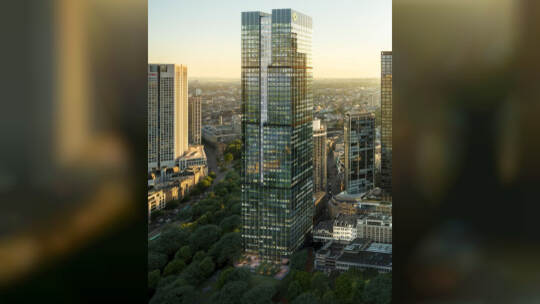 Skyline der Stadt Frankfurt