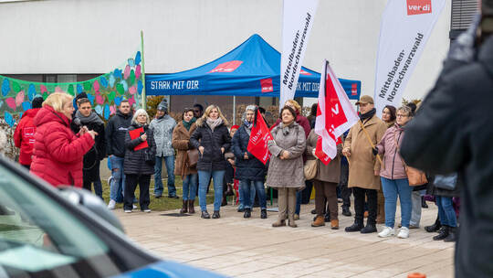 Verdi Warnstreik Helios