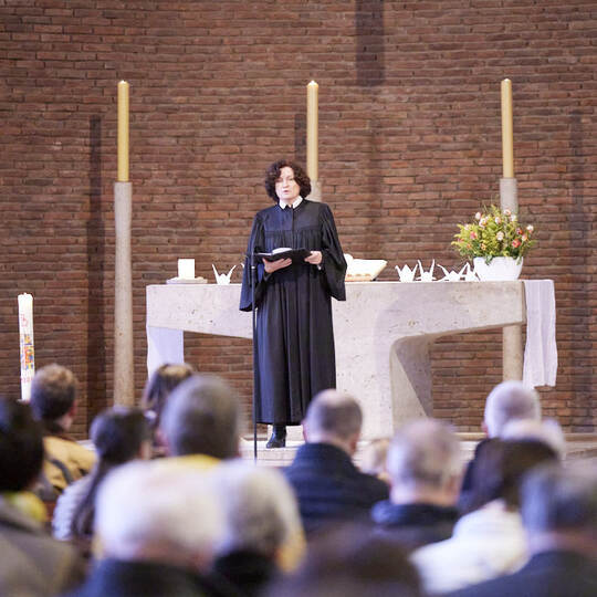 Ökumenischer Gottesdienst am Gedenktag der Zerstörung Pforzheims.