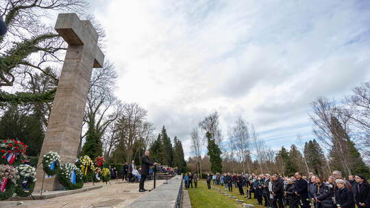 Gedenken Hauptfriedhof 23 Februar