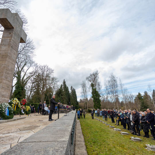 Gedenken Hauptfriedhof 23 Februar