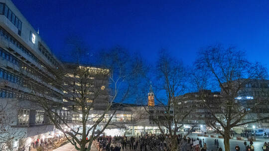 Lichtermeer 23 Februar Marktplatz