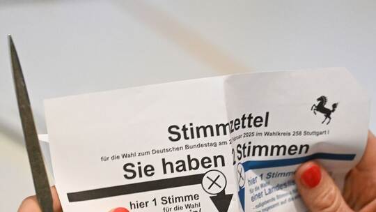 Bundestagswahl - Auszählung Briefwahl