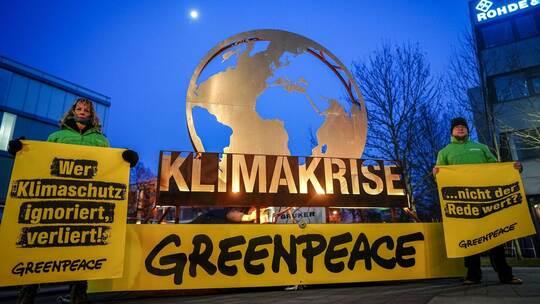Aktion von Greenpeace