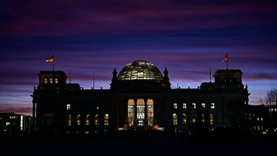 Regierungsviertel am Morgen