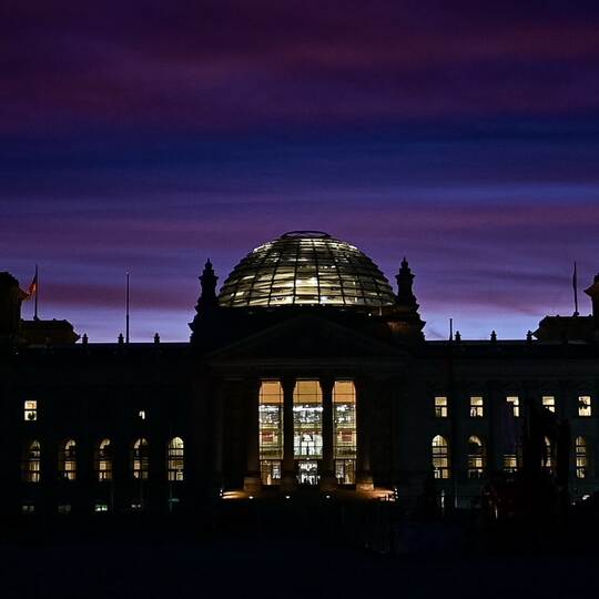 Regierungsviertel am Morgen