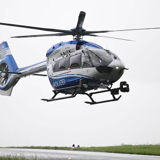 Vorstellung der umgerüsteten Polizeihubschrauber