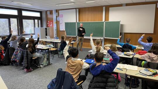 Die Mitmachquote stimmt: Die jüngeren Schülerinnen und Schüler am Mühlacker Theodor-Heuss-Gymnasium werden durch G9 aber mehr Ze