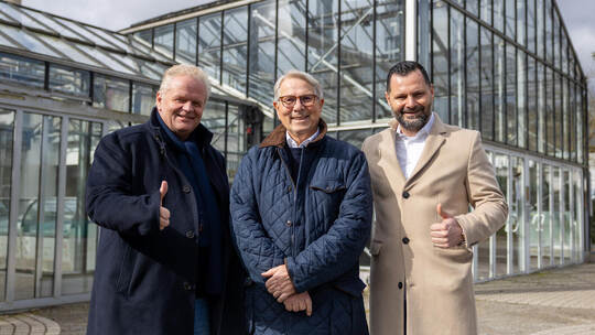 Enzauenpark Übergabe an Buci