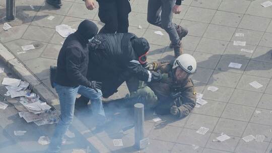 Streik und Demonstrationen nach Zugunglück in Griechenland