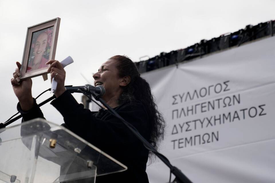 Streik und Demonstrationen nach Zugunglück in Griechenland