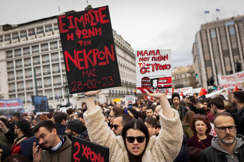 Demonstrationen in Athen