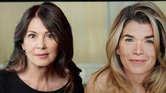 Mögen das Komische: Iris Berben und Anke Engelke Jeanne Degraa