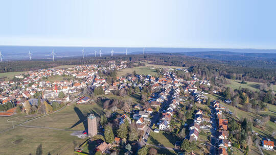 Dobel Luftbild Herbst 2020