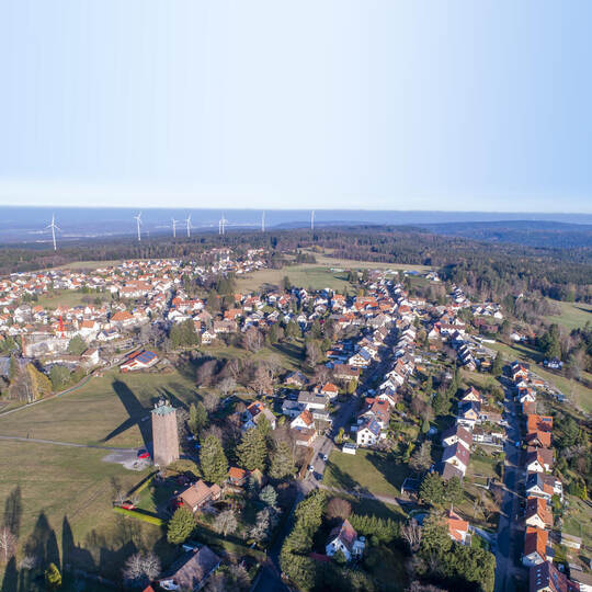 Dobel Luftbild Herbst 2020