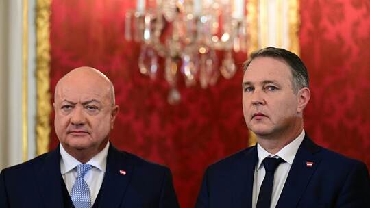 Vereidigung neue Regierung in Wien Vereidigung neue Regierung in Wien