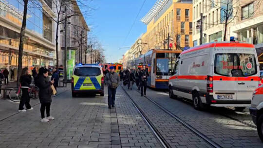 Polizeieinsatz in Mannheim