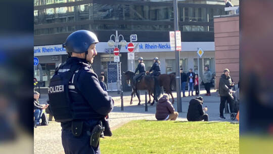 Polizeieinsatz in Mannheim