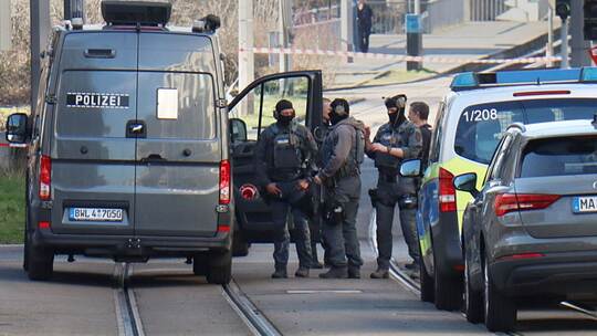 Polizeieinsatz in Mannheim Polizeieinsatz in Mannheim