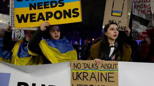 Ukraine-Krieg - Demonstration in Polen