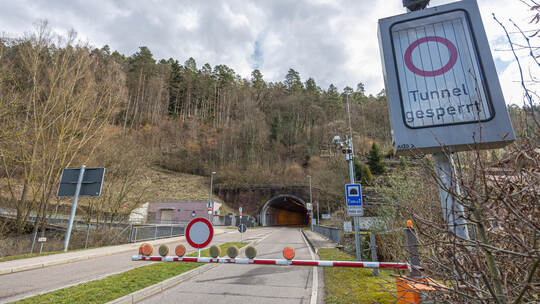 Sperrung Meisterntunnel Bad Wildbad
