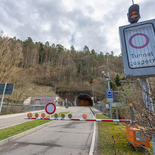 Sperrung Meisterntunnel Bad Wildbad