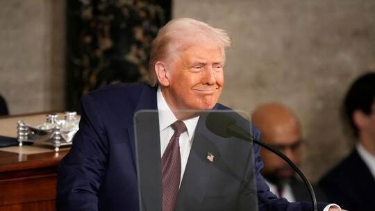 Trump vor US-Kongress Trump vor US-Kongress