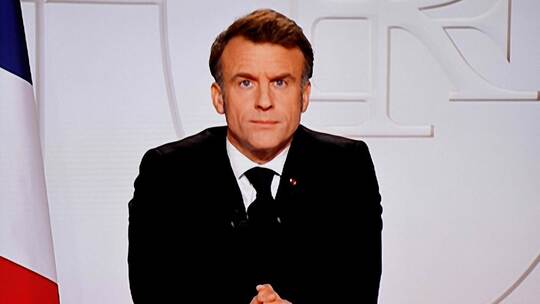 Frankreichs Präsident Macron hält Rede an die Nation