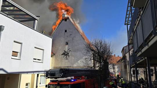 Brand in Walldorf