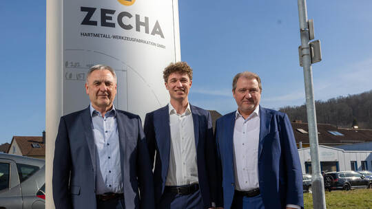 Übergabe Firma Zecha Königsbach