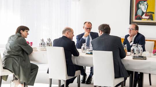 Treffen der Parteichefs im Kanzleramt Treffen der Parteichefs im Kanzleramt