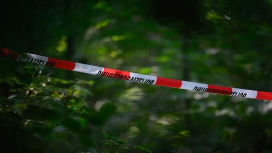 Ein Absperrband der Polizei Ein Absperrband der Polizei