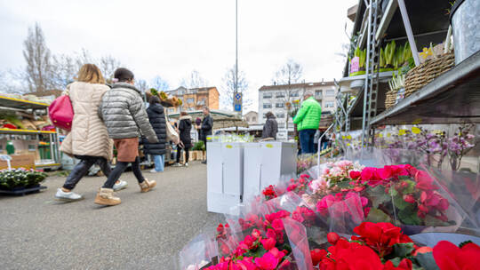 Wochenmarkt Besucherrückgang