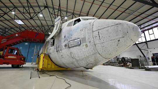 Restaurierung der Lufthansa-Maschine «Landshut»