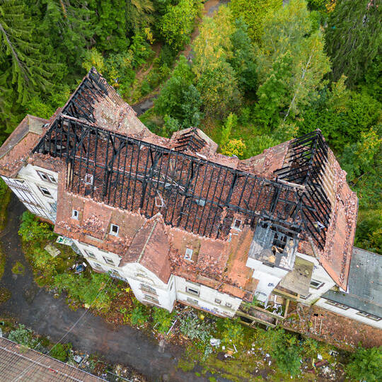 Brand Charlottenhöhe