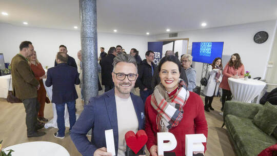 Auftakt des Wahlkampfbüros in der Lammstraße von Oberbürgermeister Peter Boch für die zweite Amtszeit.