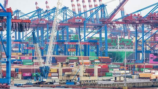 Container im Hamburger Hafen Container im Hamburger Hafen