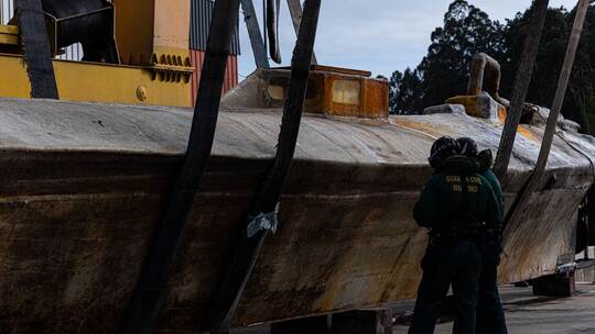 Spanische Polizei hebt mutmaßliches Drogen-U-Boot vor Galicien
