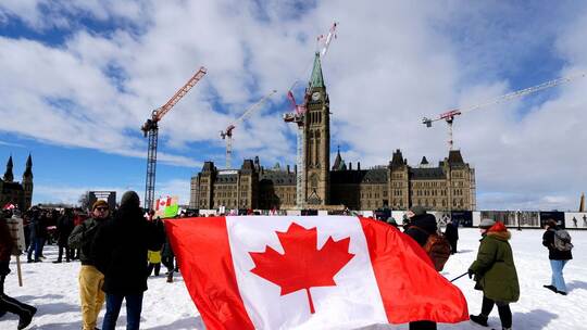 Pro-Kanada Demo in Ottawa