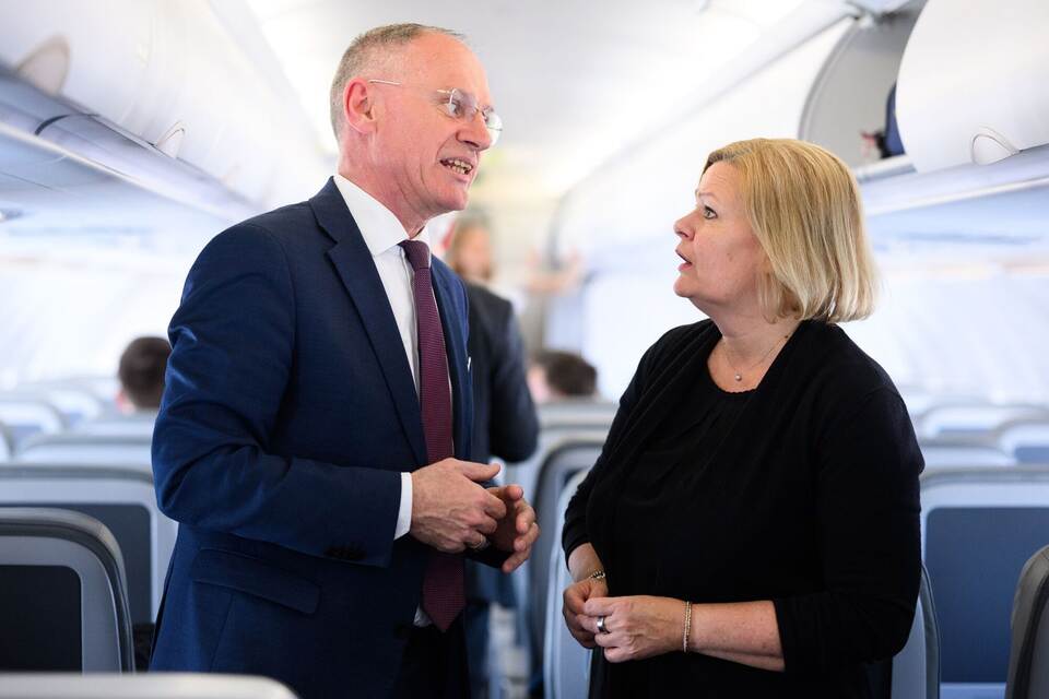 Bundesinnenministerin Faeser in Jordanien