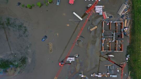 Hochwasser in Bayern - Offingen