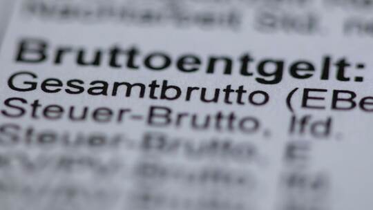 Lohnabrechnung