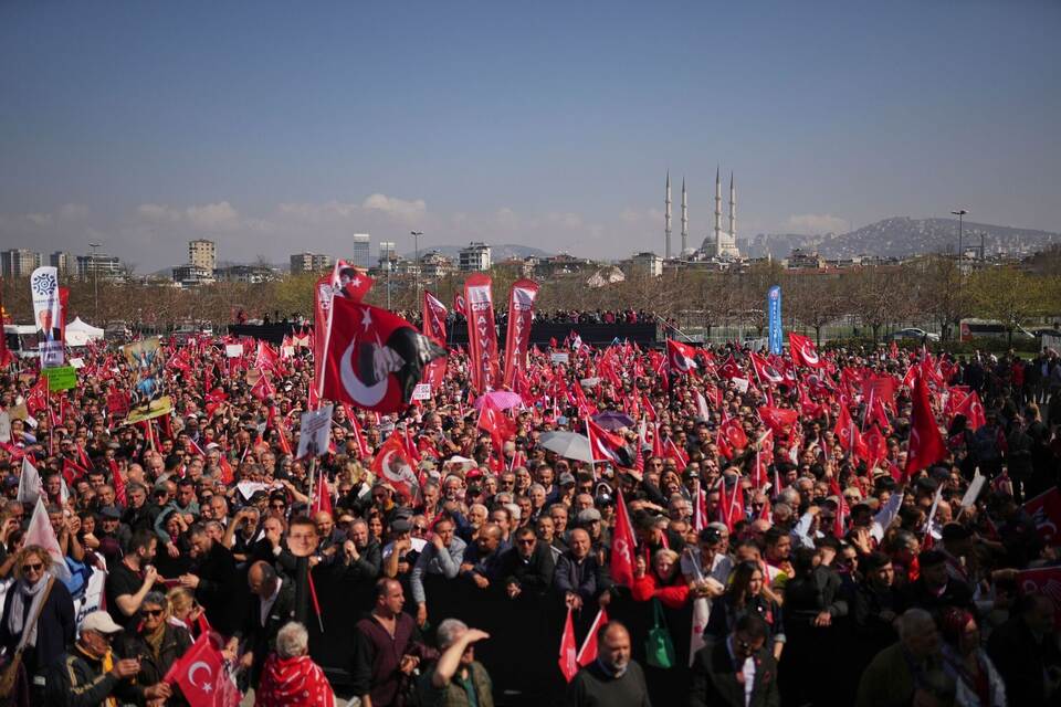 Proteste nach der Festnahme des Istanbuler Bürgermeisters