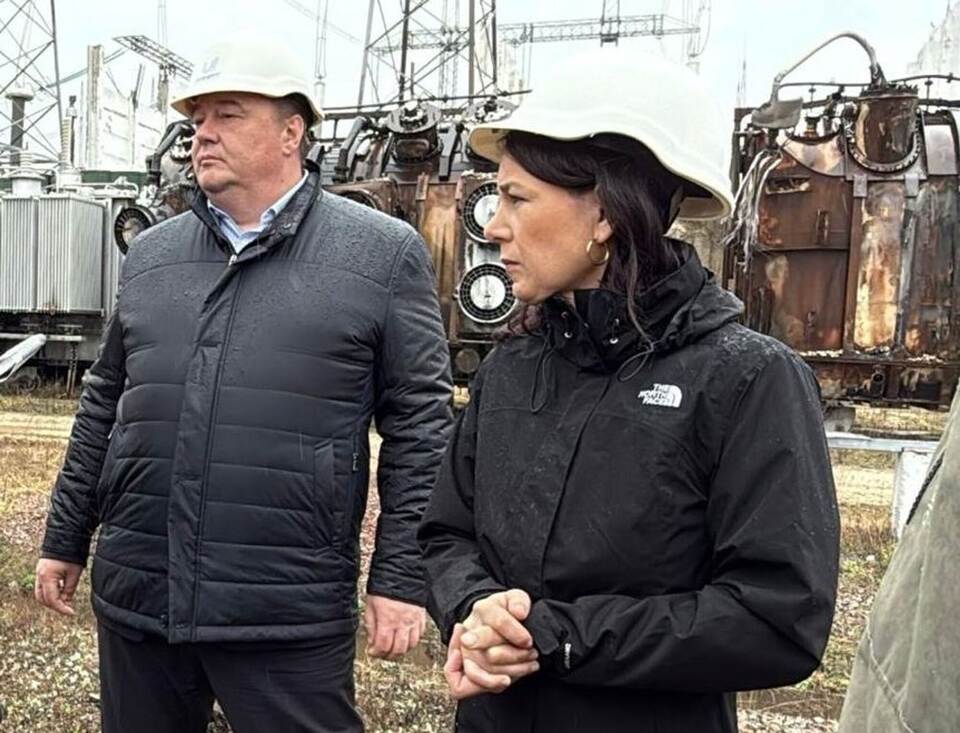 Außenministerin Baerbock in der Ukraine