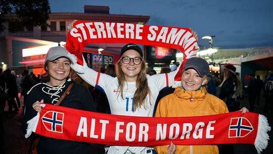 Norwegische Fußballfans