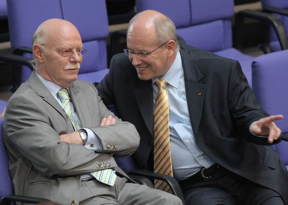 Peter Struck und Volker Kauder Peter Struck und Volker Kauder