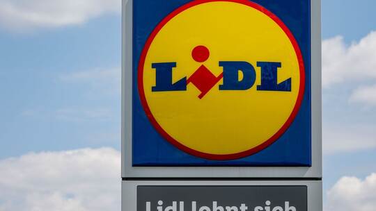 Das Logo des Discounters Lidl