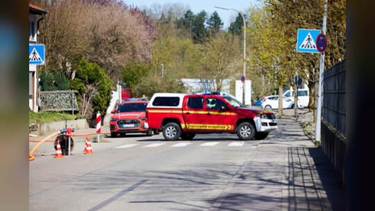 Feuerwehreinsatz bei der Firma elumatec.